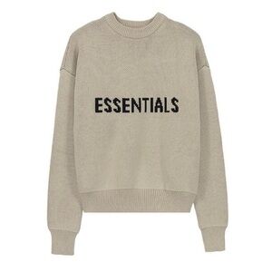 Fear Of God Essentials x SSENSEKnit Sweater 'Linen' - Size XXL